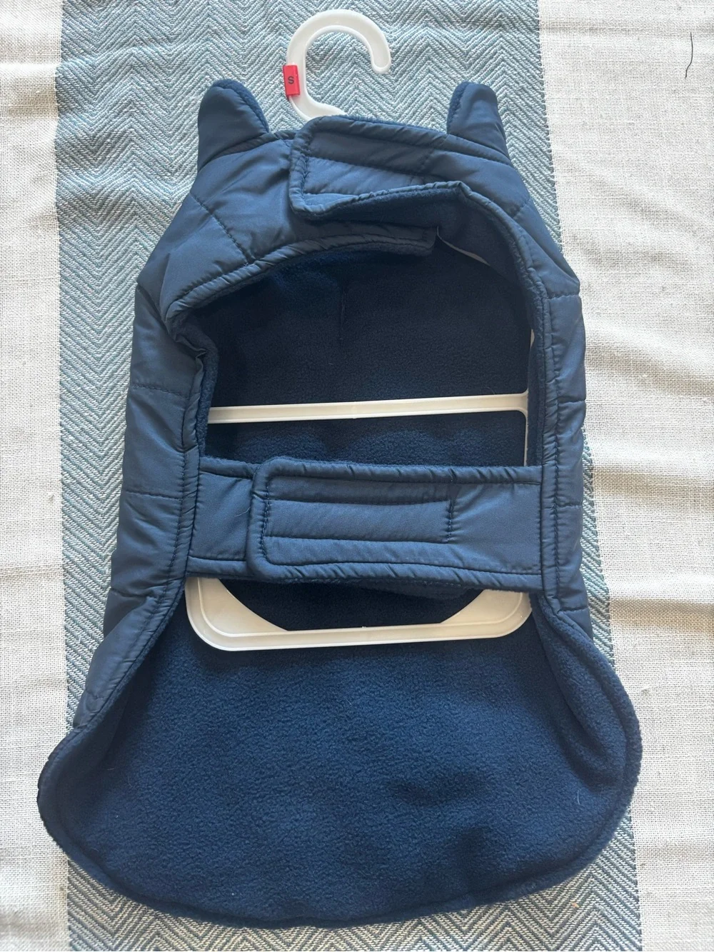 Navy Outdoor Pet Jacket small